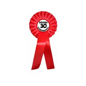 Díjszalag Boldog 30. szülinapot