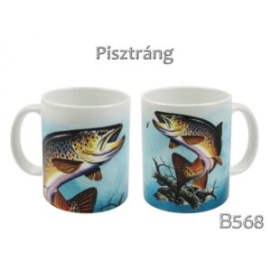 Bögre 3 dl - Pisztráng - Ajándék Horgászoknak