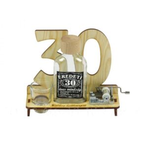 30. Születésnapra pálinkás zenélő szett 0,1l