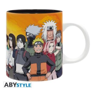 NARUTO SHIPPUDEN Bögre 320 ml Konoha Ninjas