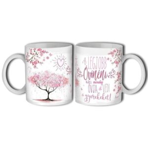 Bögre 3 dl - Legjobb Óvónéni - Ajándék Ötletek Óvónéniknek