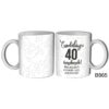 Bögre 3 dl - Csodabögre 40 éveseknek – Születésnapi ajándék