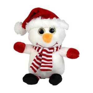 Plüss karácsonyi figura 15cm - Hóember