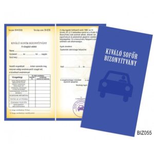 Bizonyítvány Kiváló Sofőr Bizonyítvány Ajándék Sofőröknek