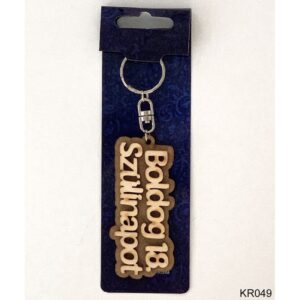 Fa Neves Kulcstartó -Boldog 18.Szülinapot