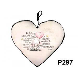 P297-1643383330435.jpg Párna Kis Szív 25cm - Boldog Vagyok - Szerelmes Ajándékok