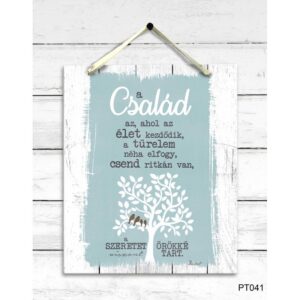 Dekor Falikép Család az ahol az élet kezdődik