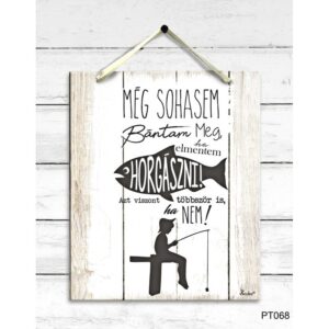 Dekor Falikép - Horgászni - Horgász ajándék