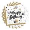 Happy Birthday Szülinapi Szalvéta - 33 cm x 33 cm, 20 db