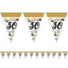 30-as Szülinapi Elegáns Léggömbös Parti Zászlófüzér 5 m