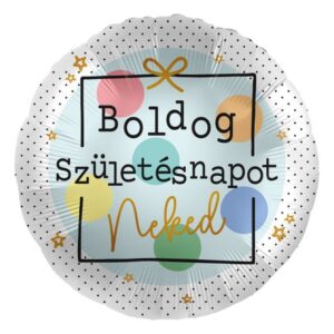 mpr-70268-1643274852404.jpg 17 inch Boldog Születésnapot Neked Feliratú Fólia Lufi