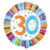 18 inch-es Radiant Birthday 30-as Születésnapi Fólia Lufi