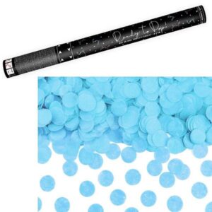 60 cm-es, Kék Kerek Konfettiket Kilövő Konfetti Ágyú