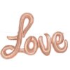 36 inch-es Rosegold LOVE Rózsaarany - Rose Gold Levegős Fólia Lufi