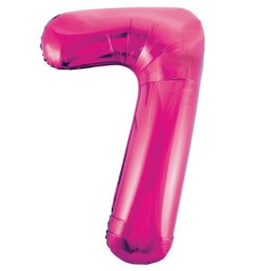 34 inch-es 7 Rózsaszín - Pink Számos Super Shape Fólia Lufi