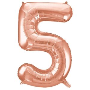 34 inch 5 Rózsaarany Rose Gold Számos Super Shape Fólia Lufi