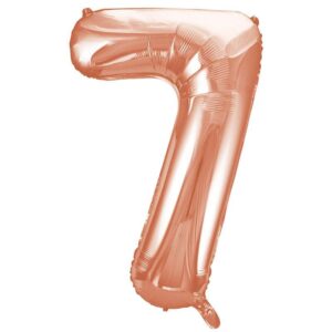 34 inch 7 Rózsaarany Rose Gold Számos Super Shape Fólia Lufi