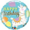 18 inch-es Llama Happy Birthday - Láma Szülinapi Fólia Lufi